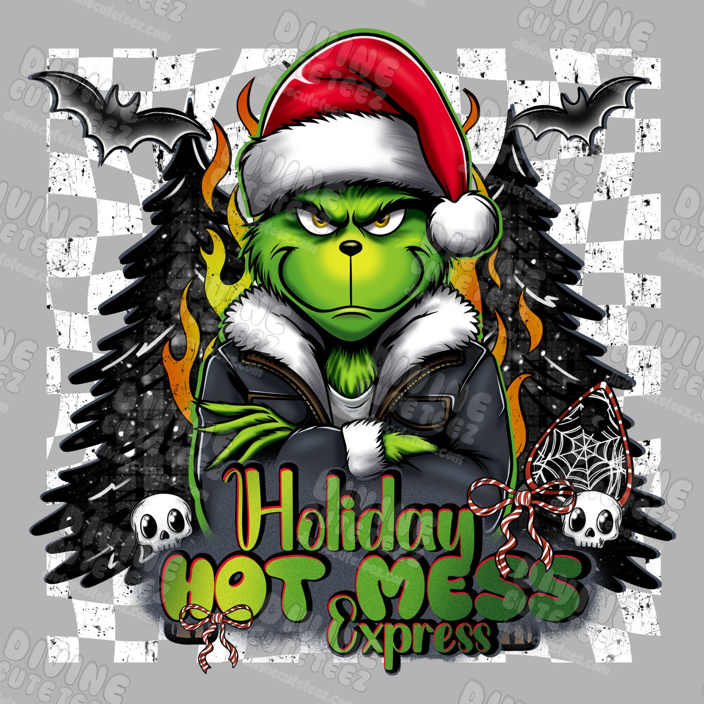 Holiday Hot Mess Express DTF Transfer