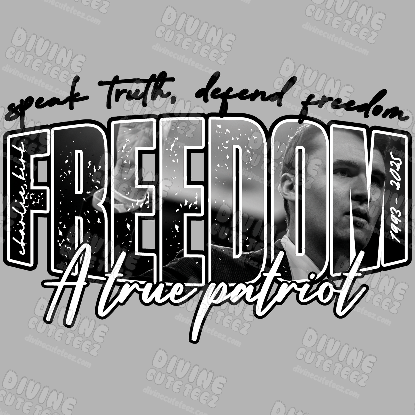 Speak Truth Defend Freedom DTF Transfer