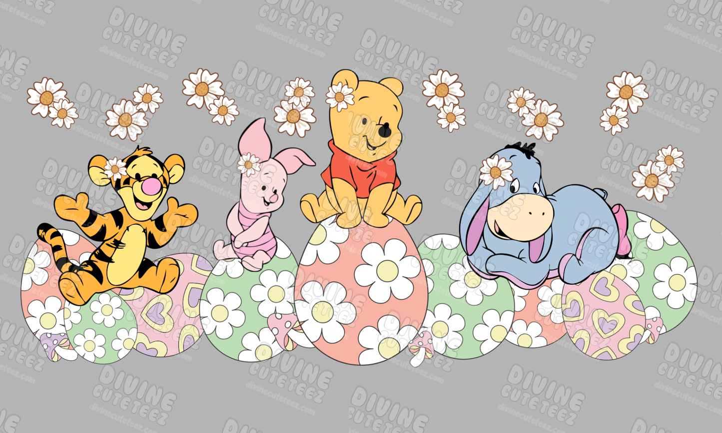 Easter Winnie 16oz UV-DTF Transfer