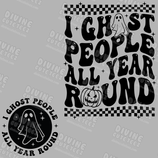 Ghost People All Year Round DTF Transfer Set