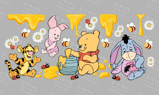 Honey Drip Winnie 16oz UV-DTF Transfer