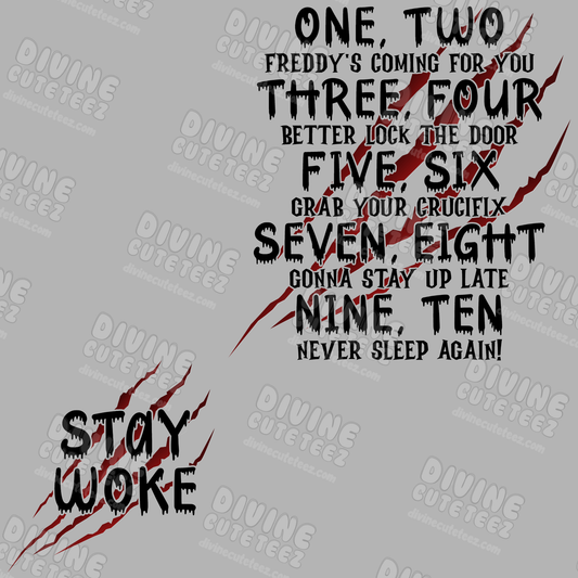 Stay Woke DTF Transfer Set