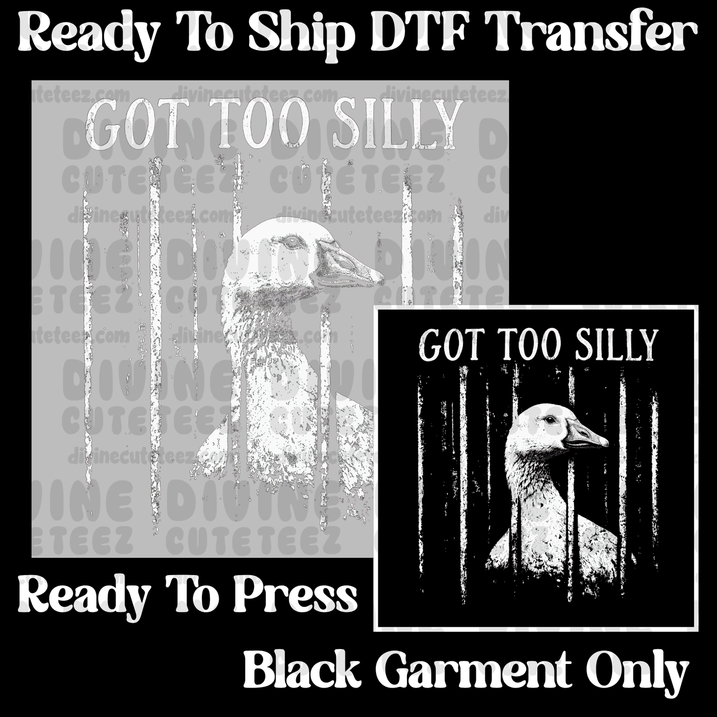 Got To Silly (BLACK garment only)