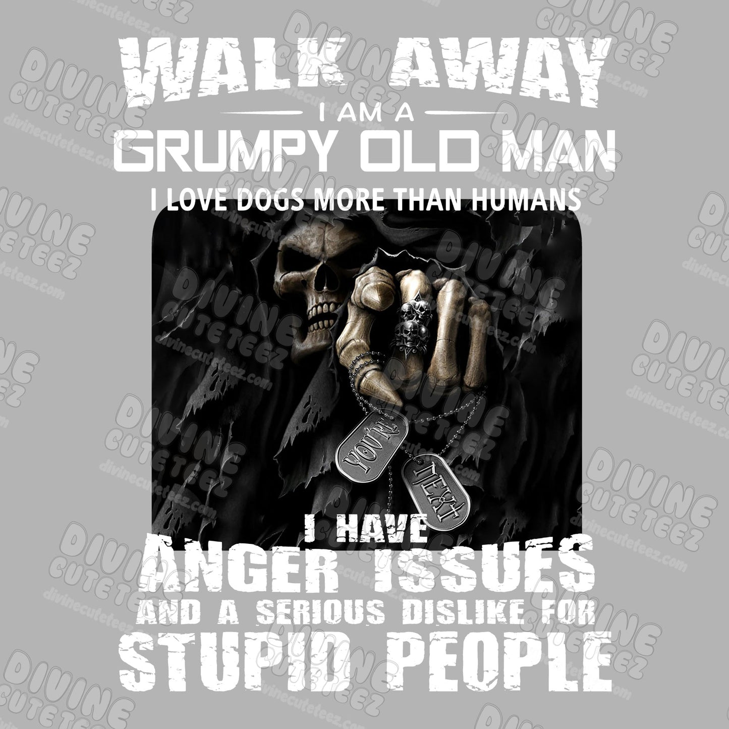 Grumpy Old Man DTF Transfer