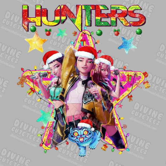 Hunters Holiday Star DTF Transfer