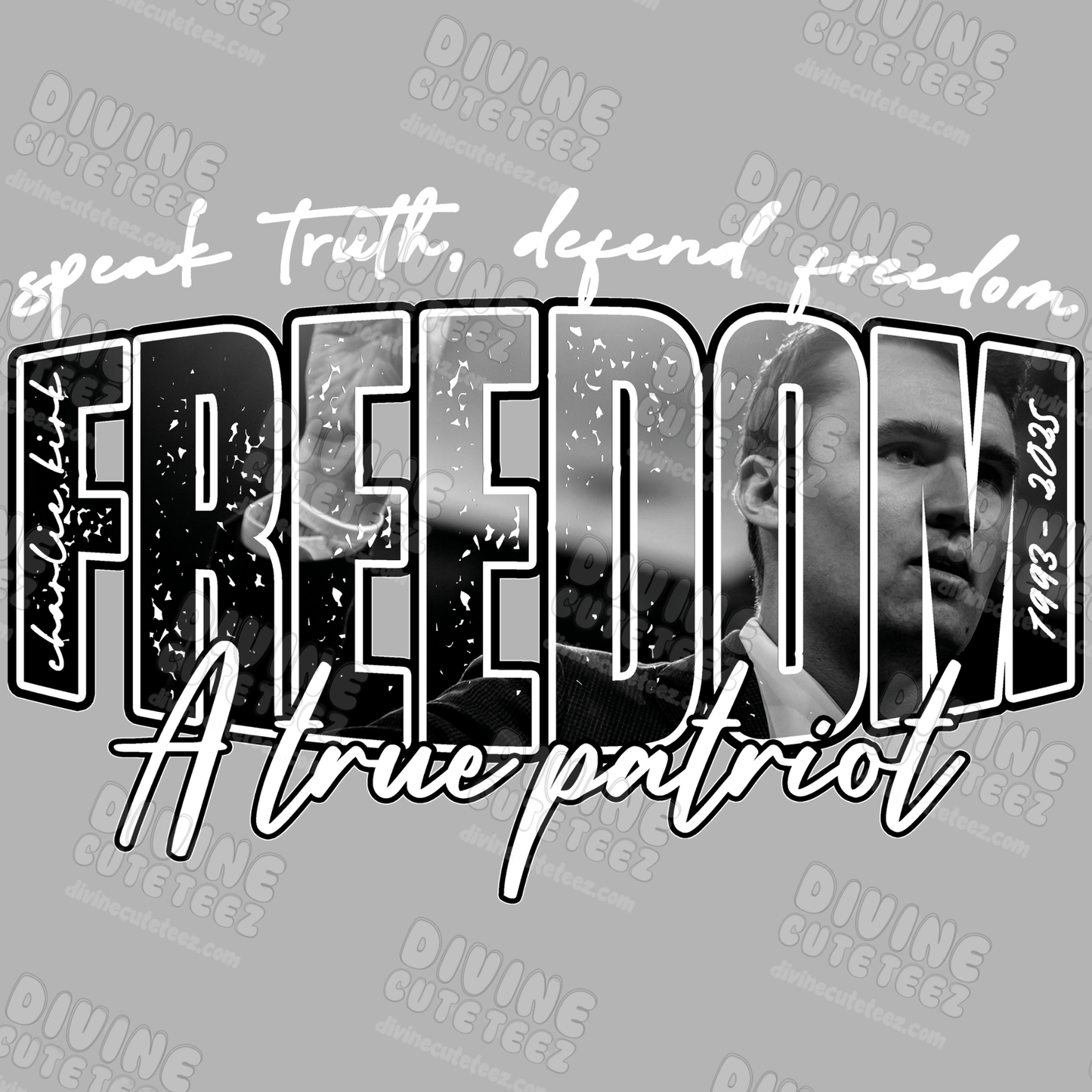 Speak Truth Defend Freedom DTF Transfer