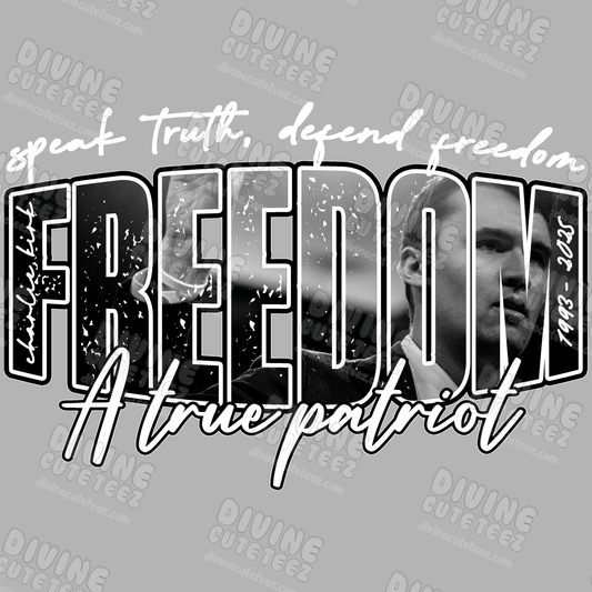 Speak Truth Defend Freedom DTF Transfer