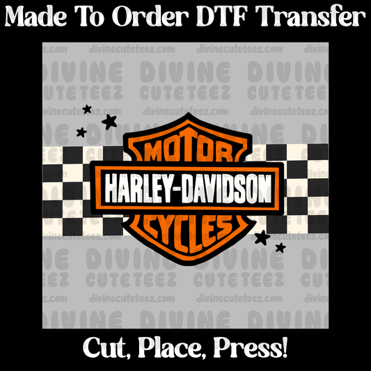 Motor Cycles Orange