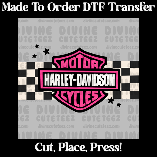 Motor Cycles Pink