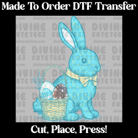 Blue Boujee Bunny
