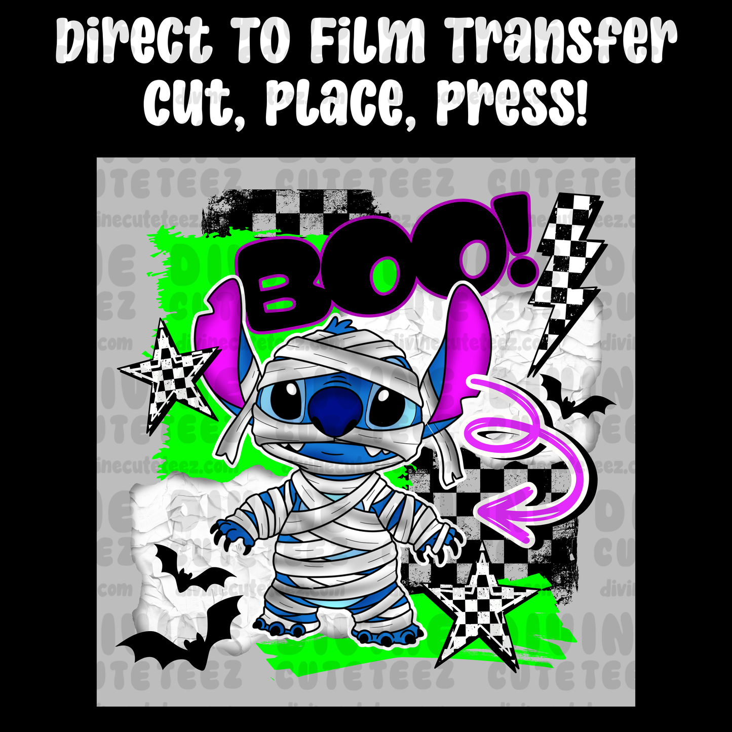 Boo Blue Alien