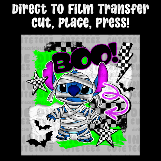Boo Blue Alien