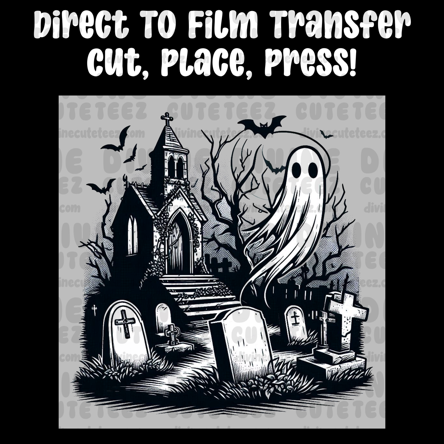 Comic Style Cemetery