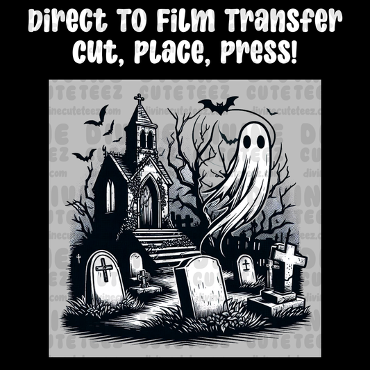 Comic Style Cemetery