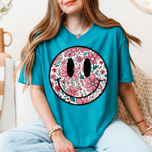 Floral Smiley Face