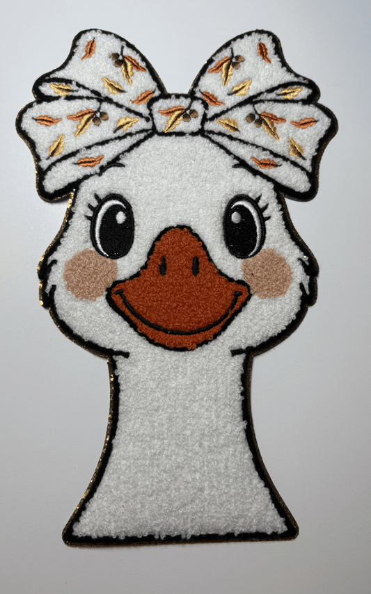 Cute Goose Chenille Patch