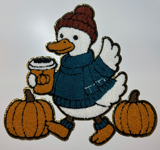 Fall Goose Chenille Patch