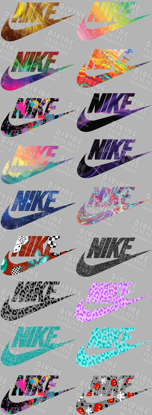 Swoosh Premade DTF Gang Sheet