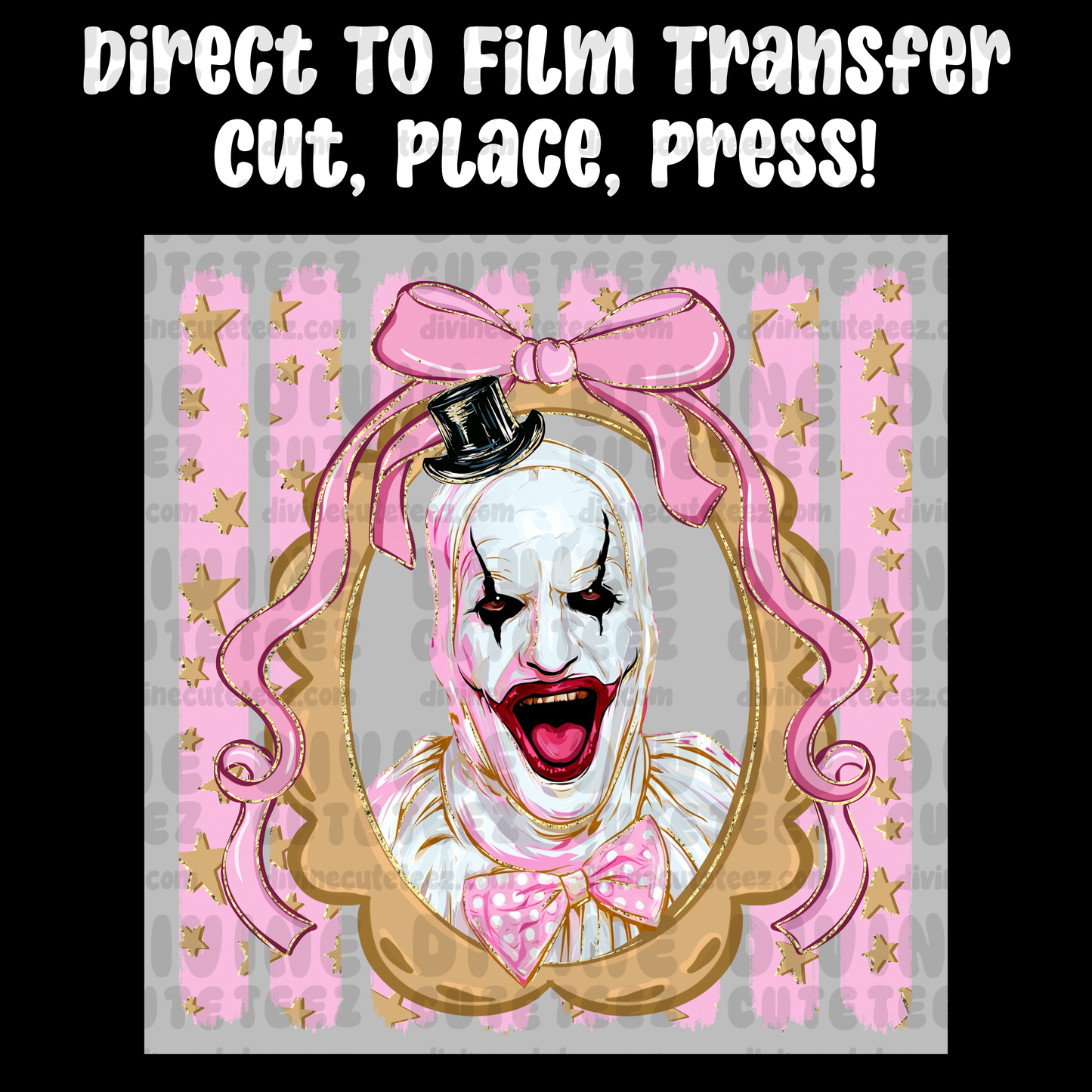 Preppy Horror Clown Frame