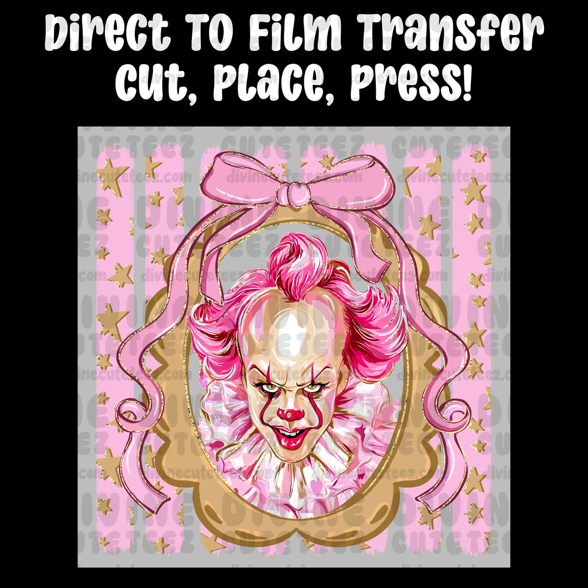 Preppy Horror Clown Frame