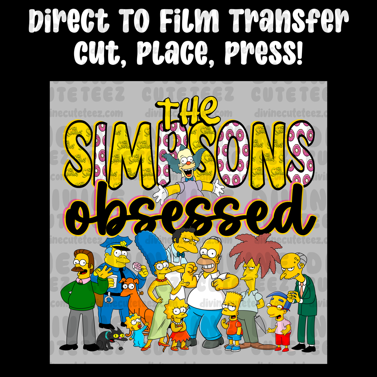 Yellow Cartoon Obsessed