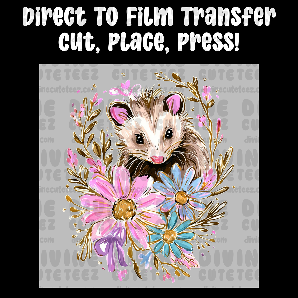 Floral Opossum