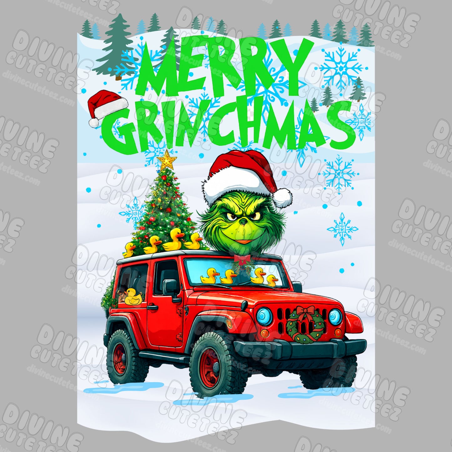 Merry Grinchmas DTF Transfer