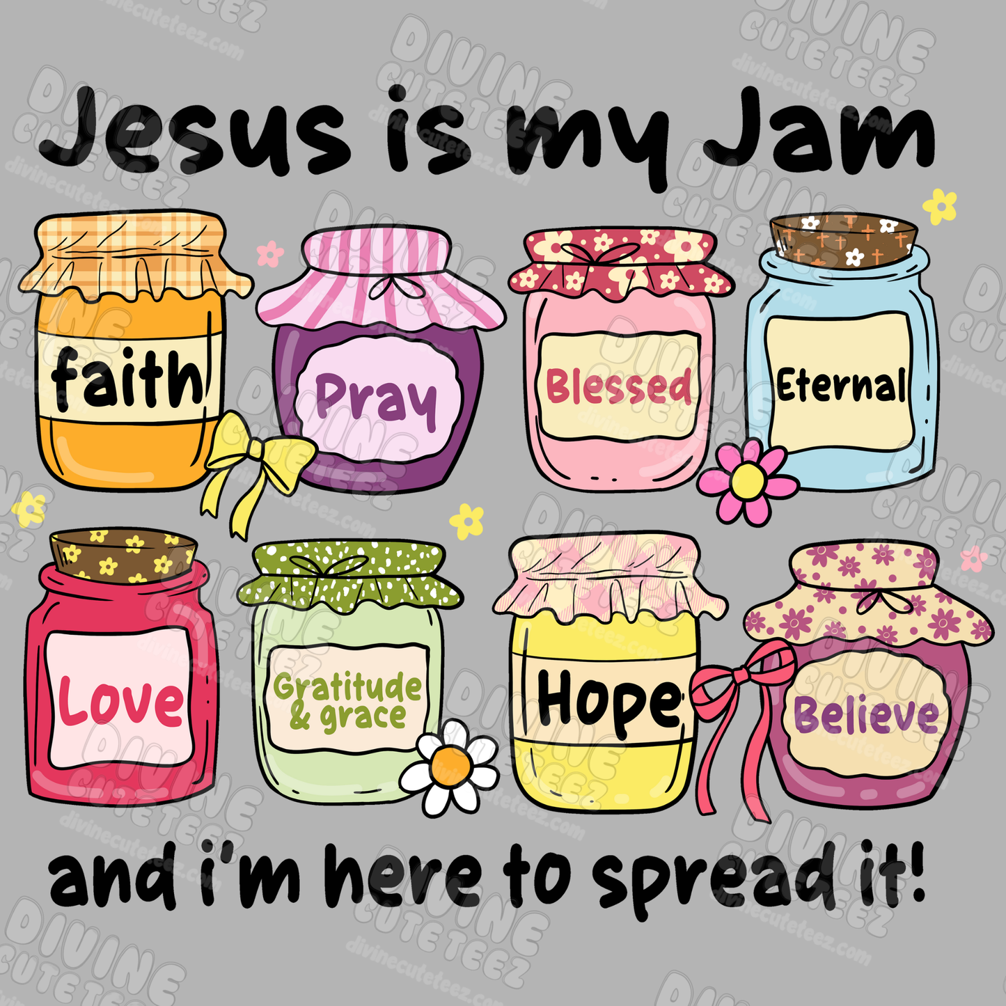 Jesus Is My Jam DTF Transfer