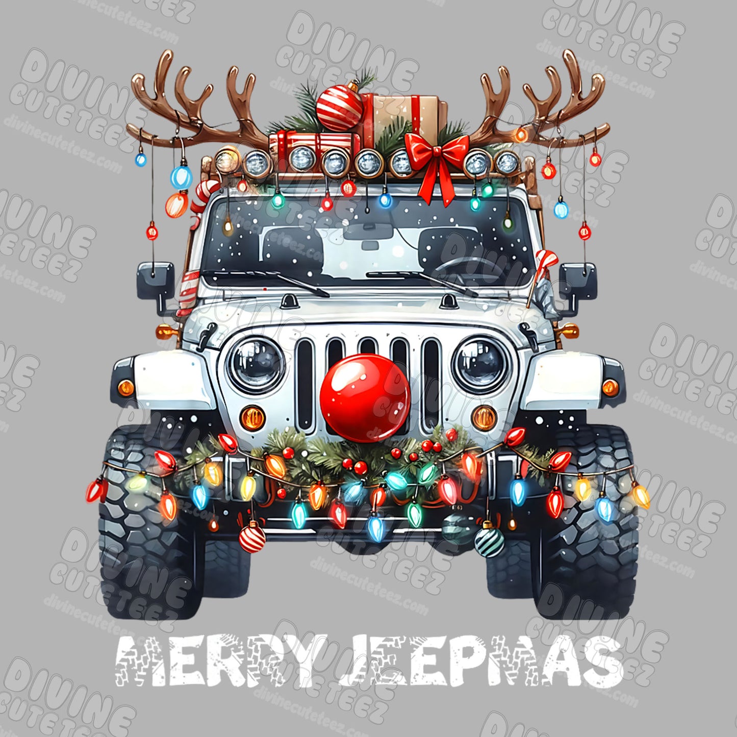 Merry Jeepmas DTF Transfer
