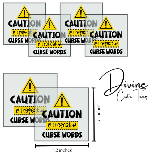 Caution Decal