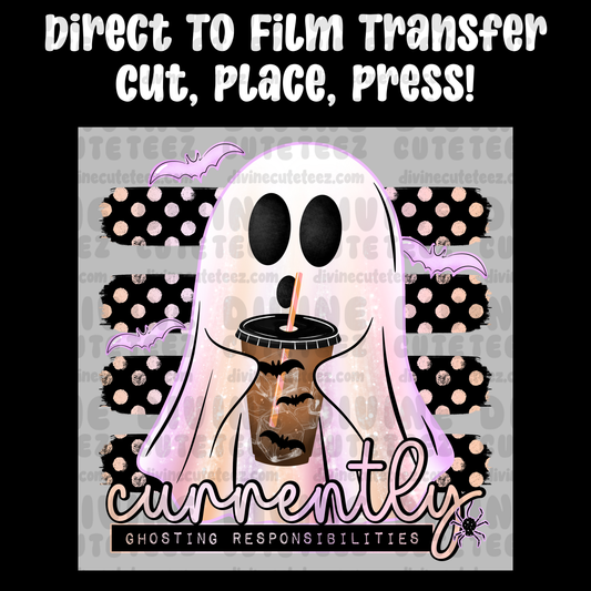 Currently Ghosting Responsibilites