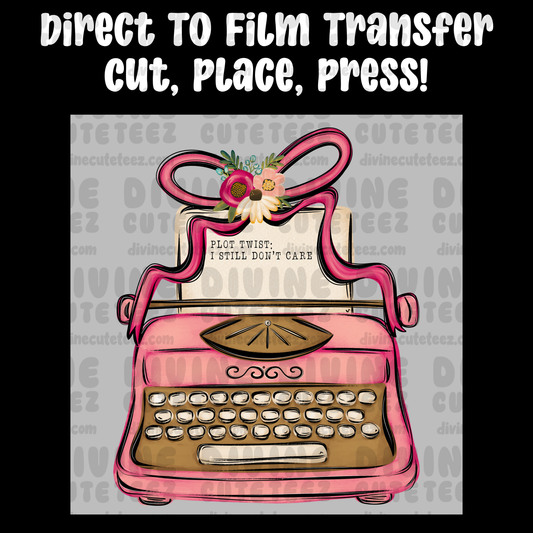 Plot Twist Type Writer