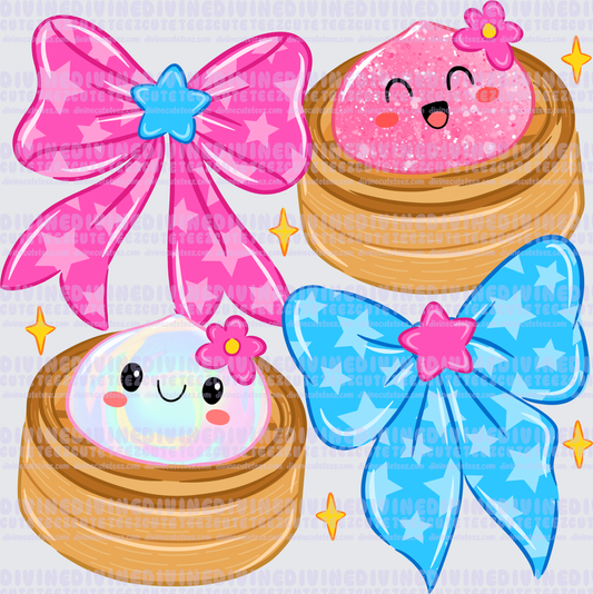 Glitter Dumpling Collage