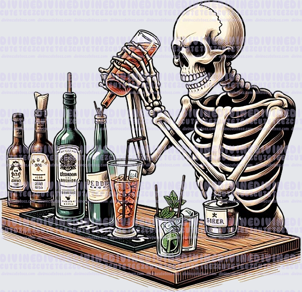 Skeleton Bartender