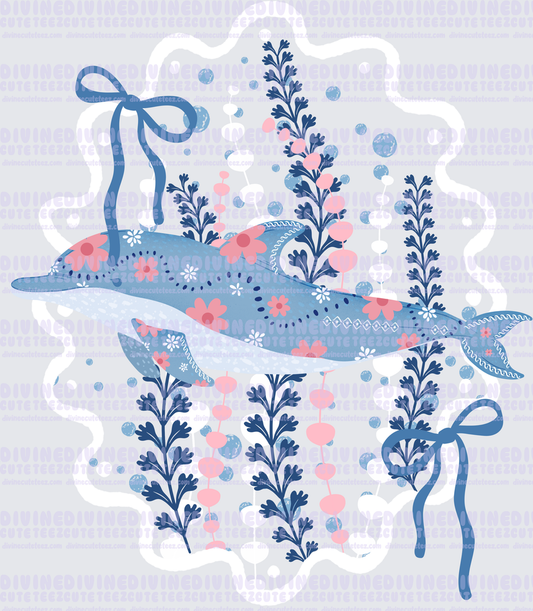 Floral dolphin