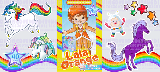 Lala Orange 16oz Libby Wrap