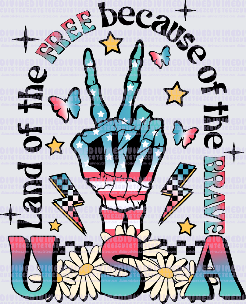 Land Of The Free Because Of The Brave