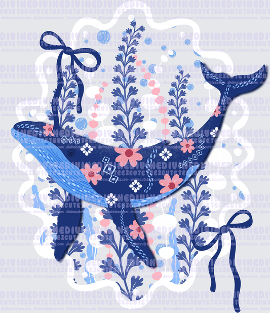 Floral whale