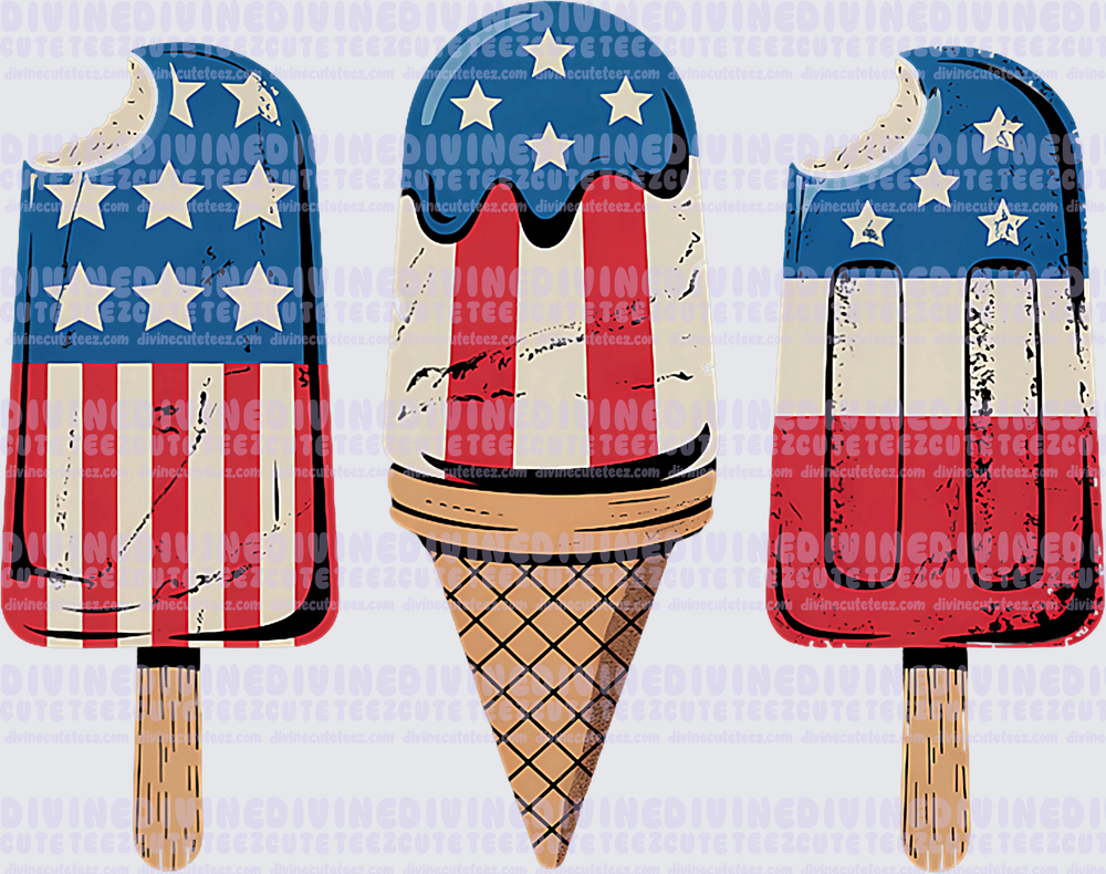Stars & Stripes Popsicles