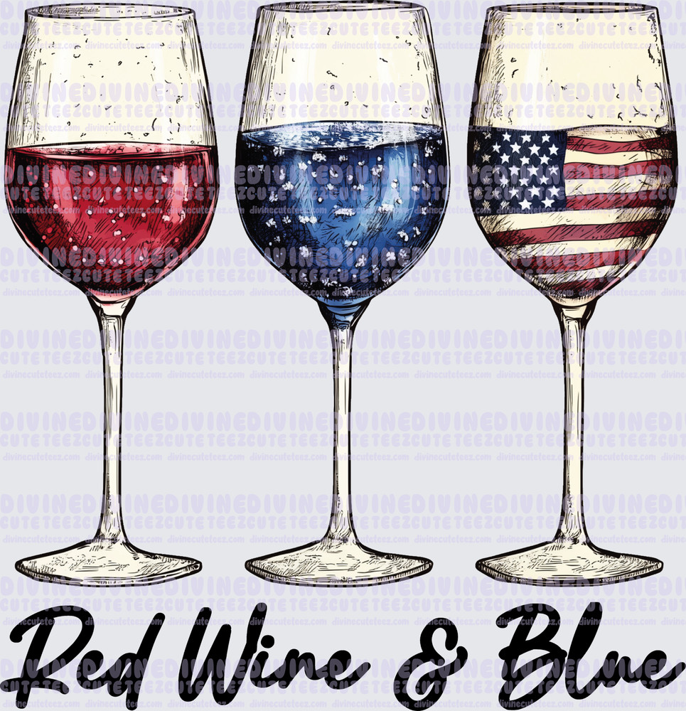 Red Wine & Blue