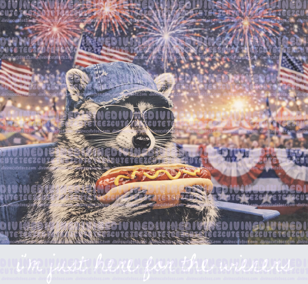 Here For The Weiners White