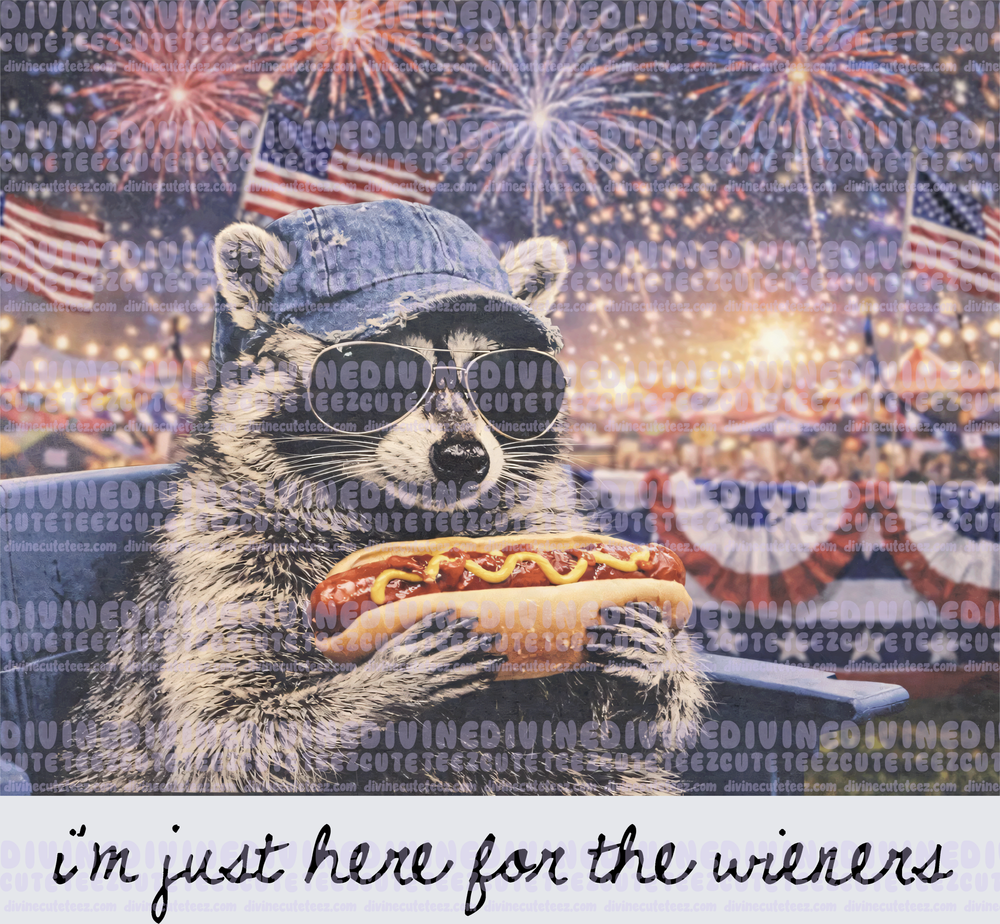 Here For The Weiners Black