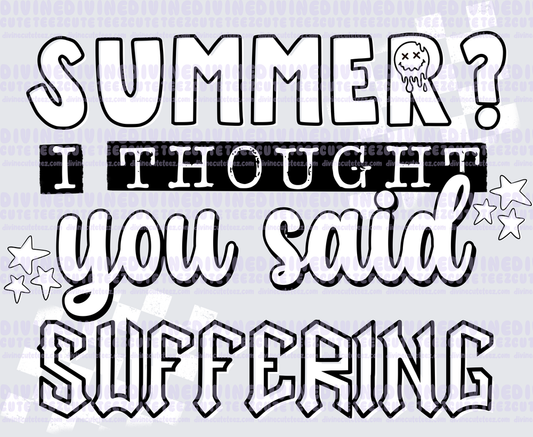 Summer I Thought You Said