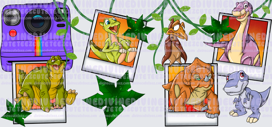 Land Before Time Polaroid 16oz Libby Wrap
