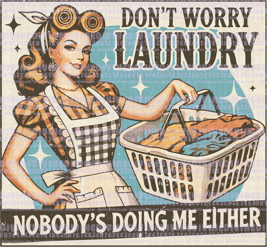 Dont Worry Laundry Nobodys Doing Me Either