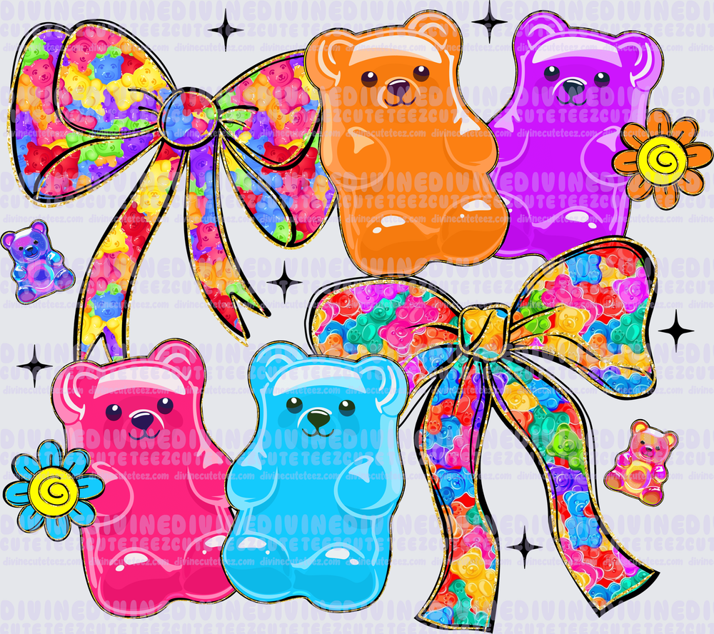 Gummy Candy Collage Coquette