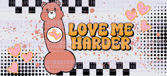 Love Me Harder 16oz Libby Wrap