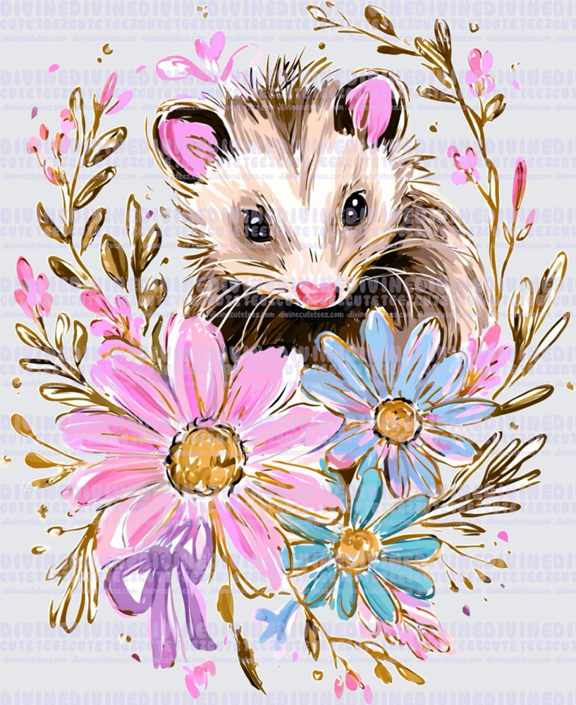 Floral Opossum