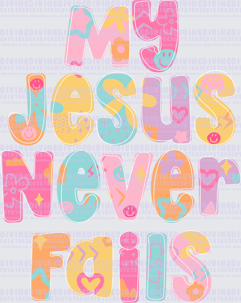 My Jesus never fails with doodles