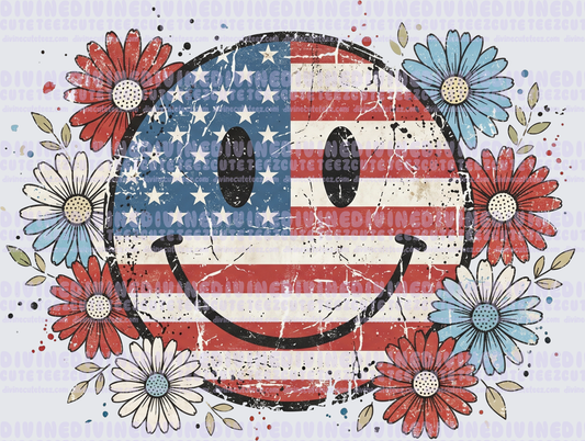 Floral Foj Smiley